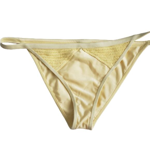 2 For $5 Sale NWOT PacSun LA Hearts Playa String Bikini Bottom Yellow Size Large - Picture 1 of 12